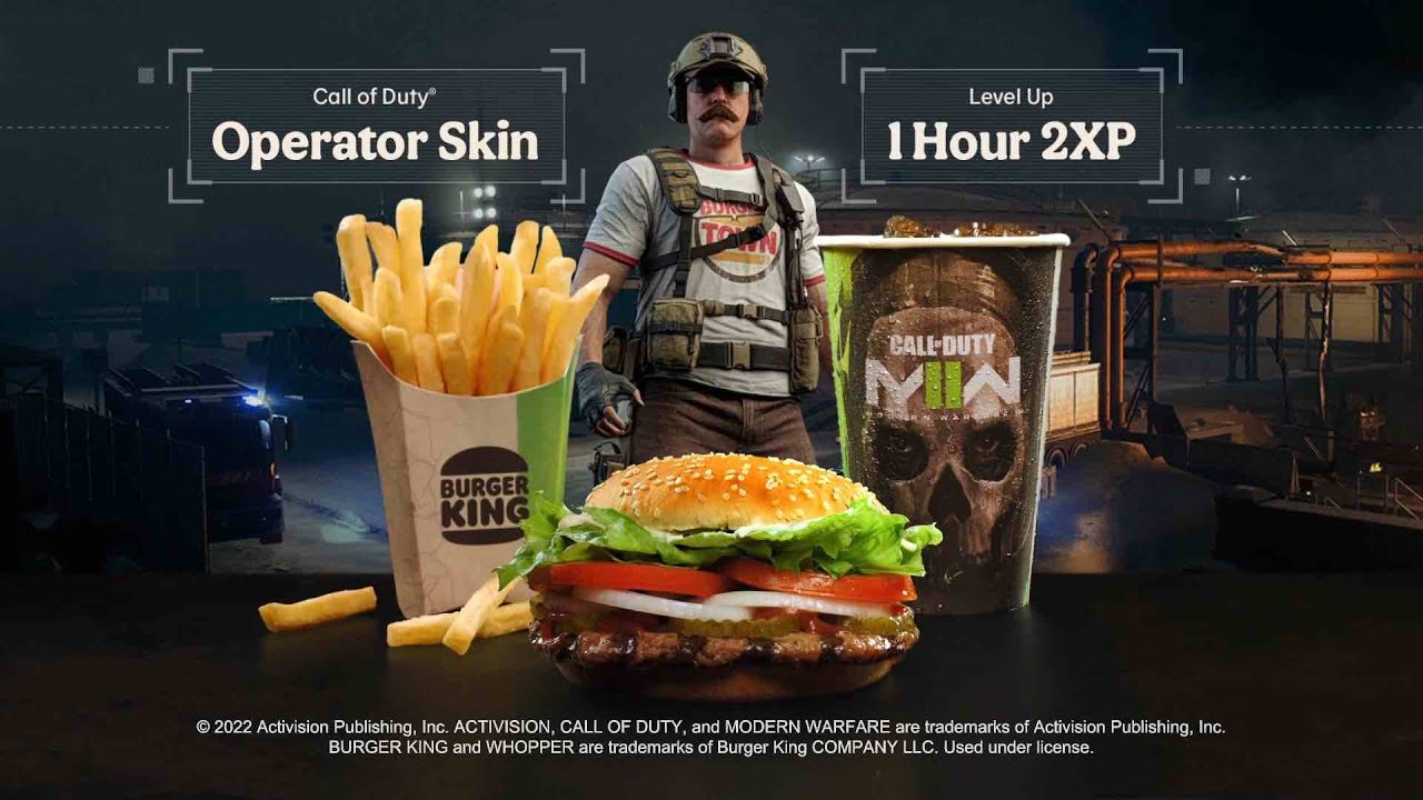 People are spending $40 on black market Modern Warfare 2 Burger King skins  | PC Gamer